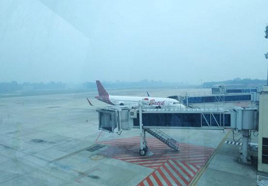 Tiga Pesawat Tujuan Pekanbaru Alami Delay Landing